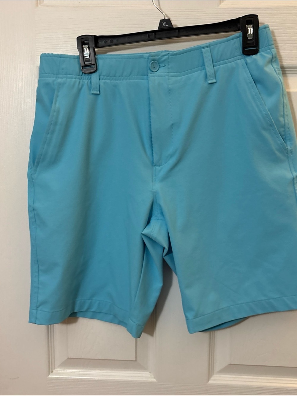 Under Armour Aqua Blue Golf-Style Tech Shorts